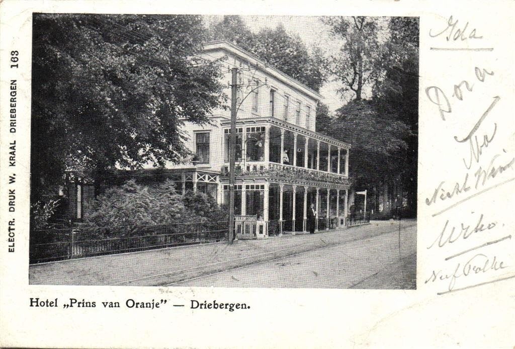 Hotel Prins van Oranje - Driebergen. - 1905 gelopen, Verzenden, Voor 1920, Gelopen, Utrecht