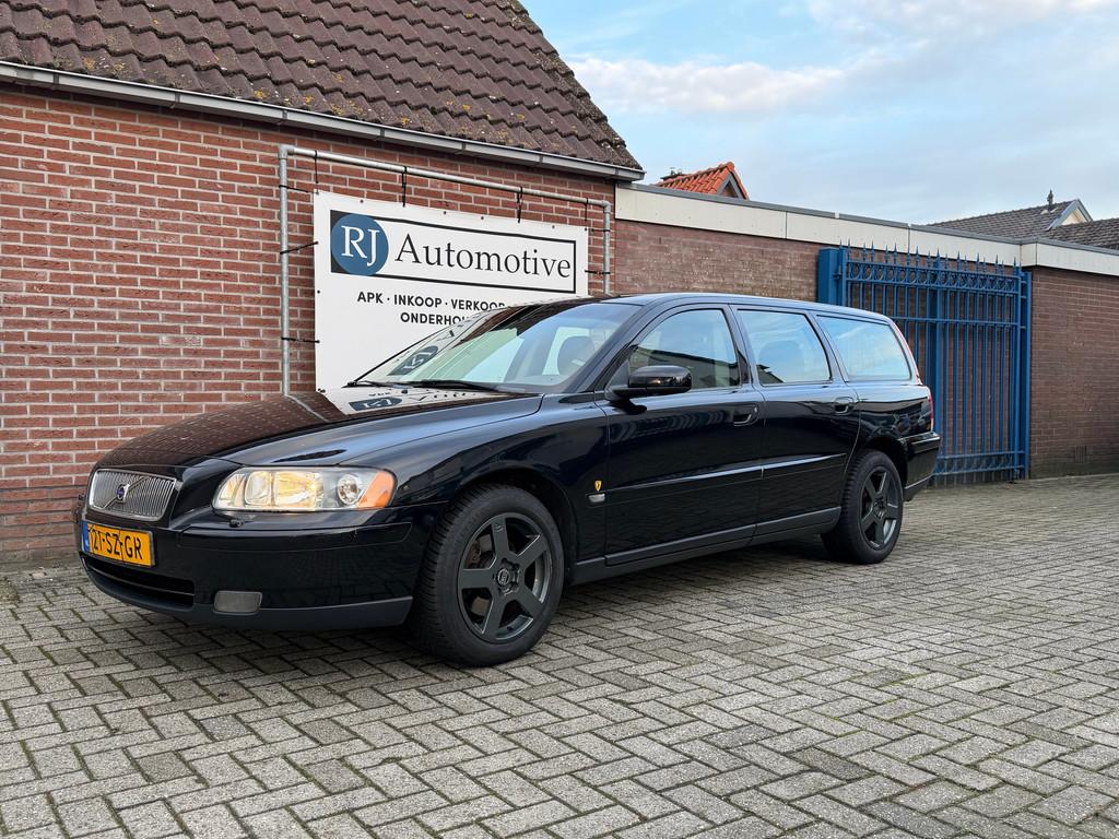Volvo V70 2.4 Edition II APK/NAP/LPG-G3 (bj 2006), Auto's, Voorwielaandrijving, Zwart, Euro 4, LPG