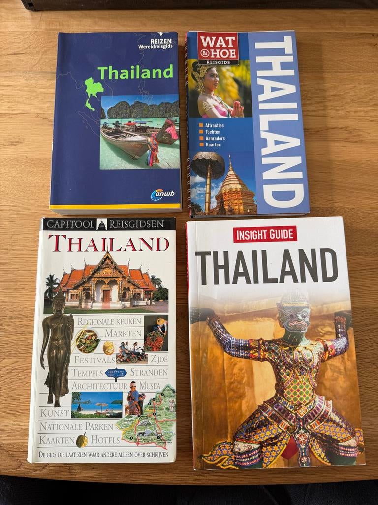 Reisgidsen Thailand: ANWB, Wat & Hoe, Capitool, Insight Guid, Boeken, Ophalen of Verzenden, Zo goed als nieuw, Reisgids of -boek