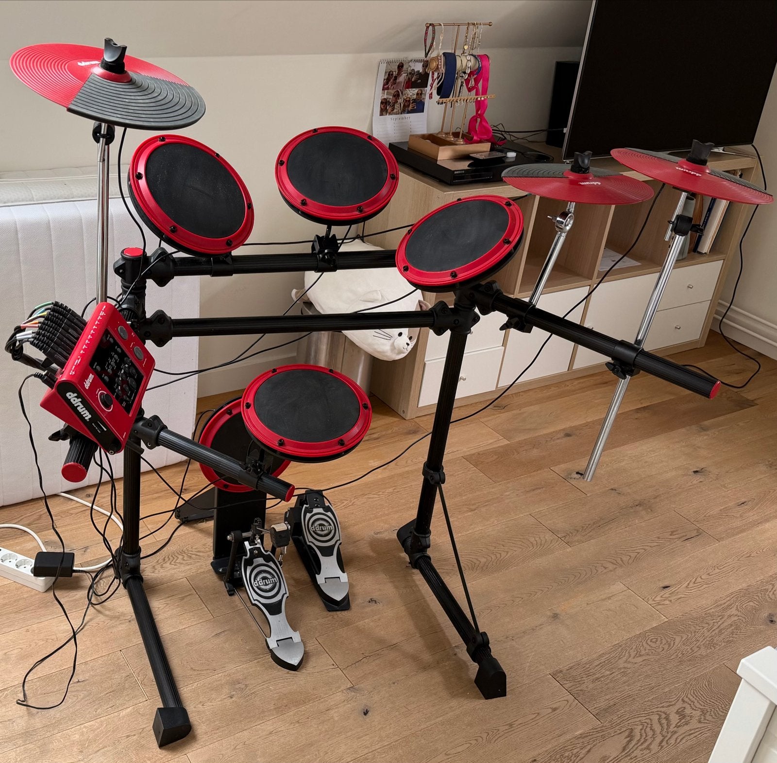Ddrum elektronisch drumstel - Compleet en in goede staat, Ophalen, Gebruikt, Overige merken, Elektronisch