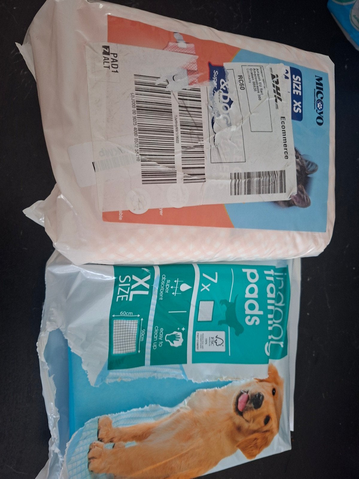 Honden pads en luiers gratis, Ophalen, Hond