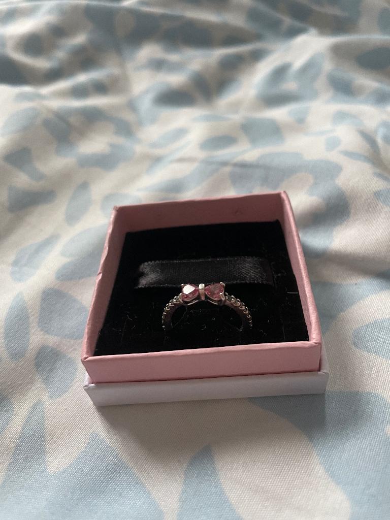Pandora bow ring, Ophalen of Verzenden, Zo goed als nieuw, 17 tot 18, Dame