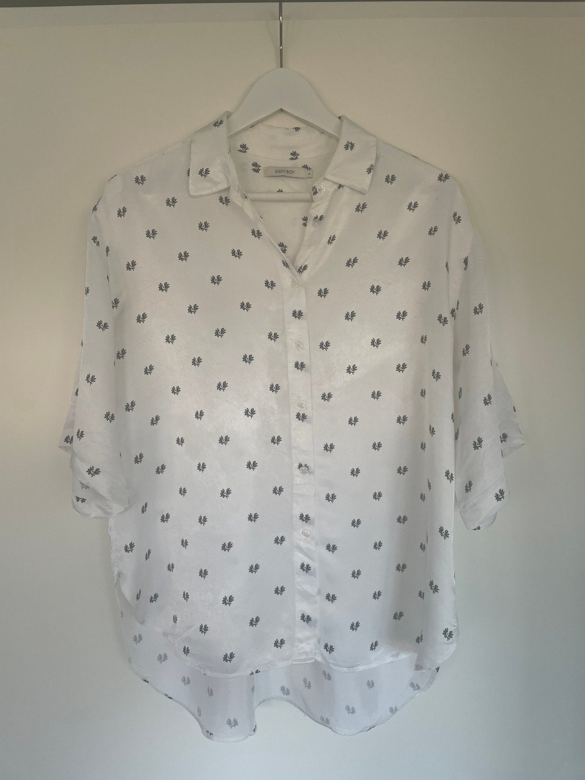 Blouse van Sissy Boy, Ophalen of Verzenden, Zo goed als nieuw, Maat 38/40 (M), Wit