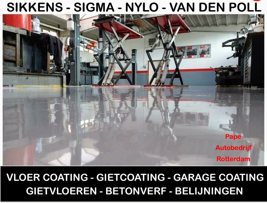 80m2 2k Epoxy Garagevloer coating Betonverf Hefbrug verf, Auto diversen, 7671DA, DHZ vloercoating-betoncoating, Nieuw, Ophalen of Verzenden
