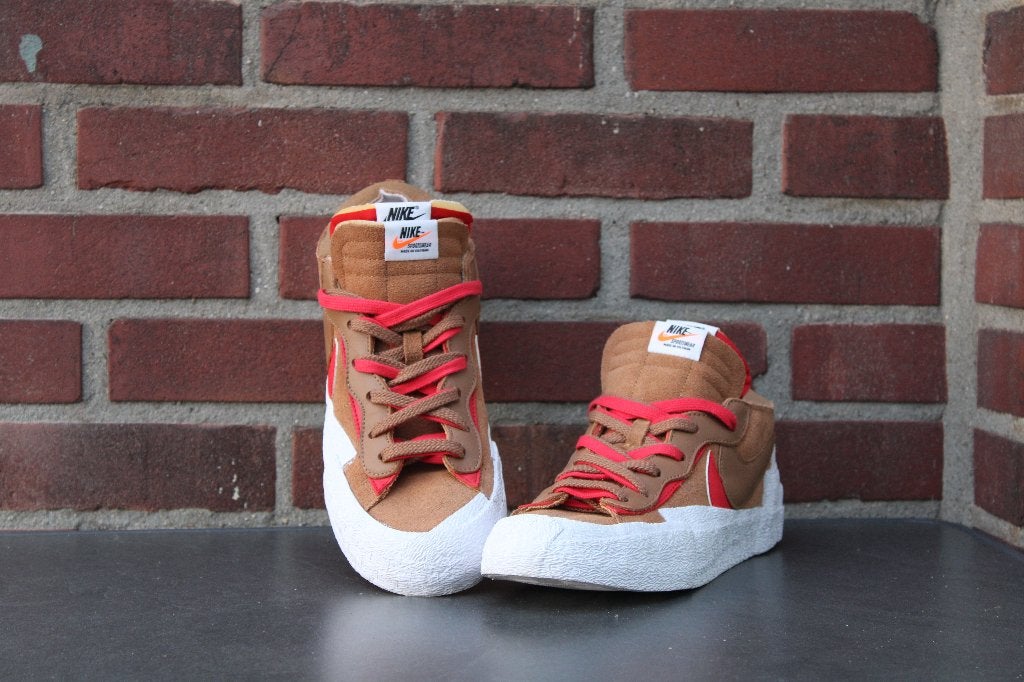 Nike Blazer Low Sacai, British Tan, Kleding | Heren, Schoenen, Bruin, Nike, Ophalen of Verzenden, Sneakers of Gympen