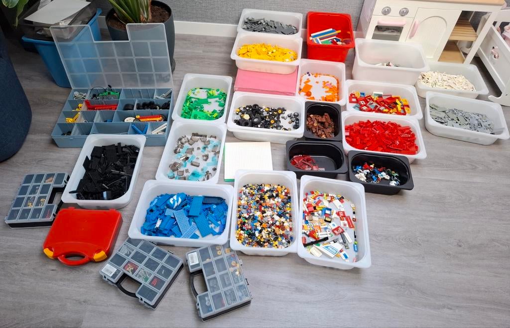 Lego partij 16 kilogram gesorteerd., Ophalen of Verzenden, Gebruikt, Losse stenen, Lego