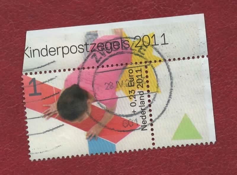 2886-c - KInderzegels '11-  Roze T-shirt - Hoekstuk (Zwolle), Postzegels en Munten, Postzegels | Nederland, Ophalen of Verzenden