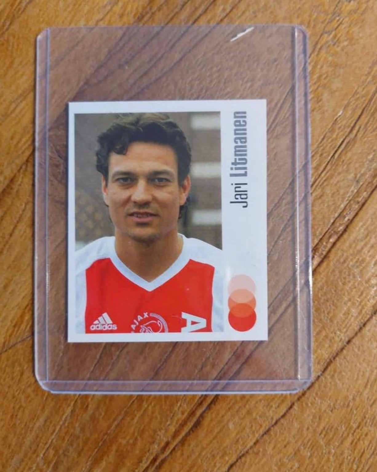 Jari Litmanen 2004 Panini Ajax, Ophalen of Verzenden, Zo goed als nieuw, Plaatje