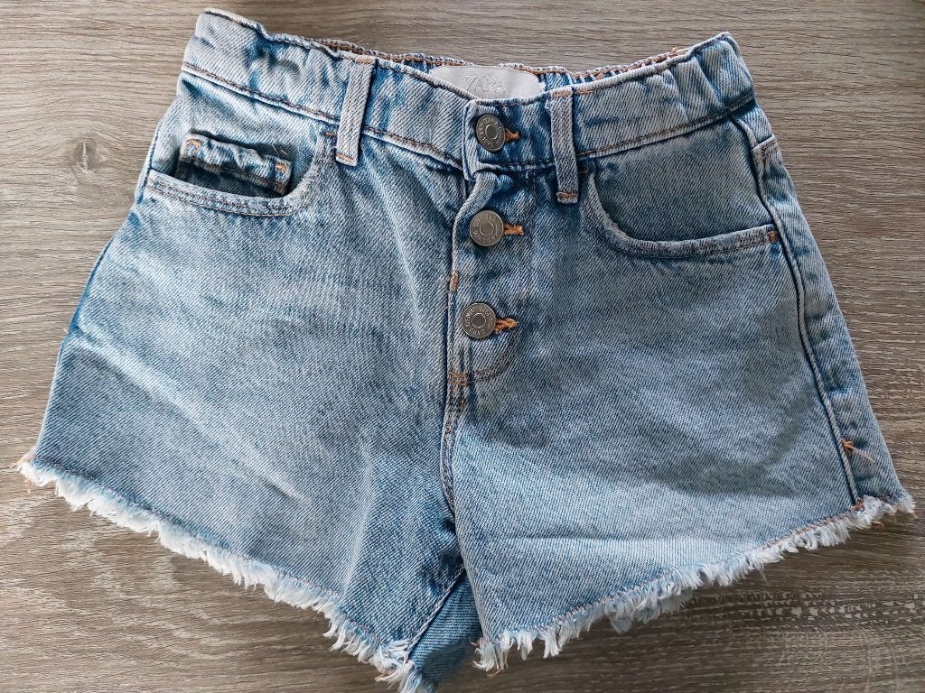 Zara short spijker 104, Broek, Meisje, Ophalen of Verzenden, Zo goed als nieuw