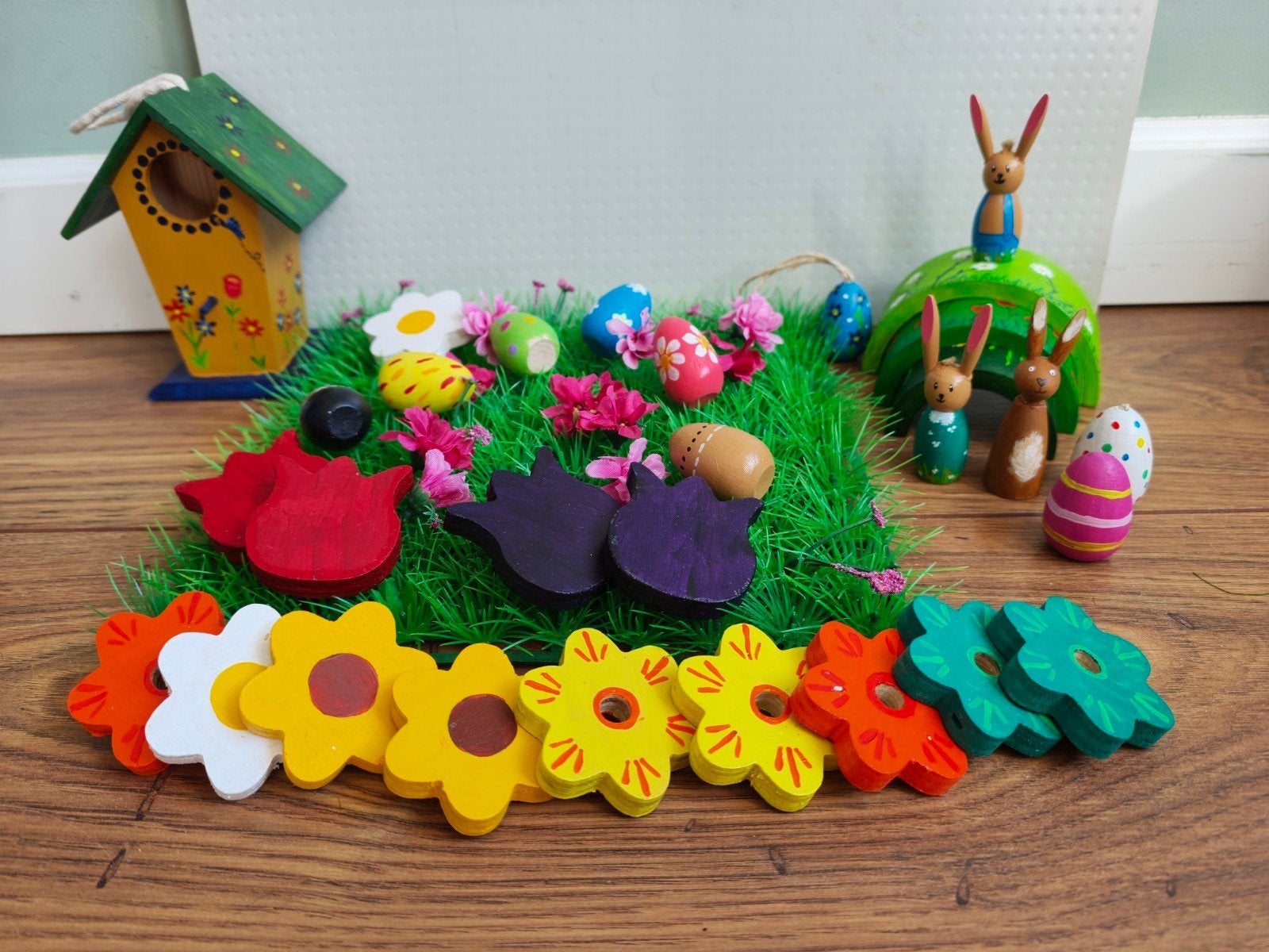 Pegdoll speelset - Lente/Pasen thema, Ophalen of Verzenden