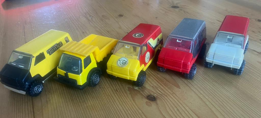4 Tonka auto’s, Ophalen, Gebruikt, Auto