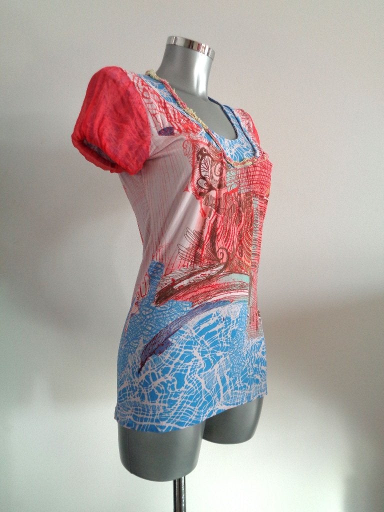 Save the Queen top maat XL, origineel, Maat 38/40 (M), Overige kleuren, Verzenden, Save the Queen