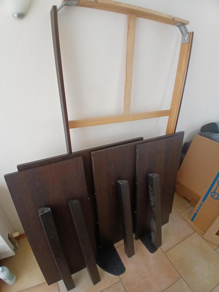 BJURSTA eettafel van IKEA, Huis en Inrichting, Tafels | Eettafels, Gebruikt, 50 tot 100 cm, 200 cm of meer, Rechthoekig, Overige houtsoorten