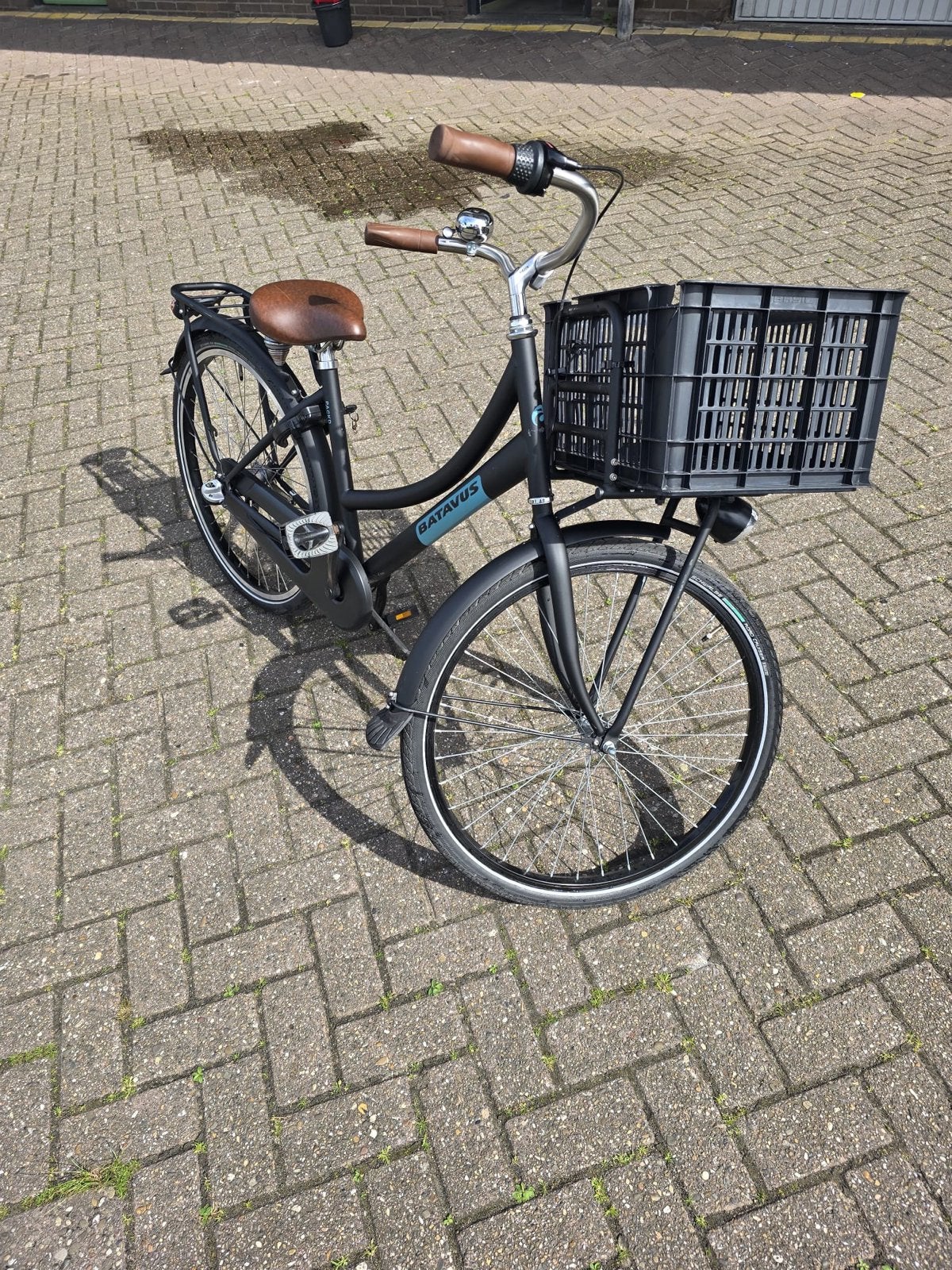 BATAVUS PACKD DR3 ZWART MAT MEISJES 26 INCH 2024, Ophalen, Terugtraprem, (Extra) lage instap, Batavus