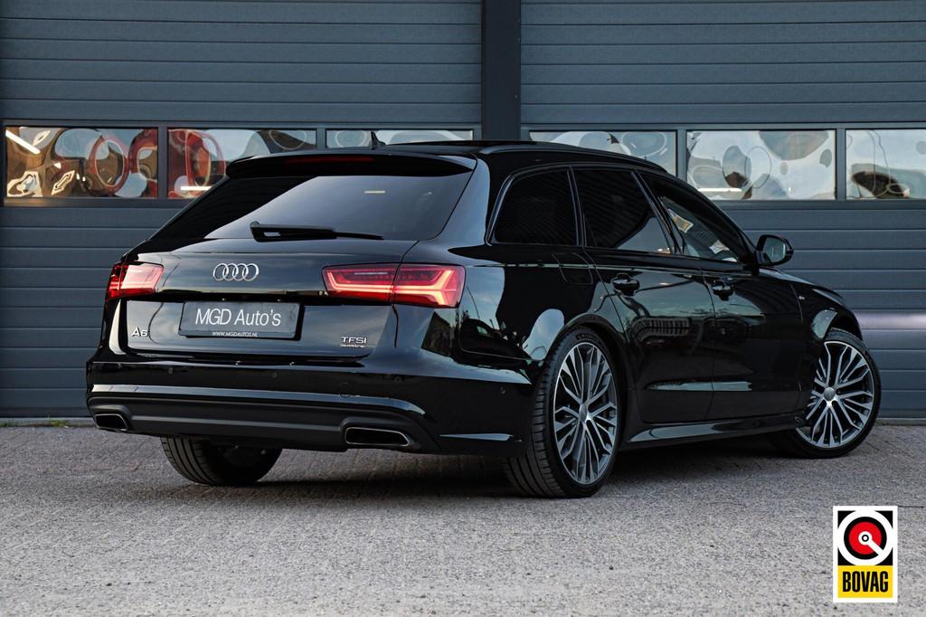 Audi A6 Avant 2.0 TFSI Quattro 2x S-Line /LED-MATRIX/PANODAK, Gebruikt, Huisgarantie, 4 cilinders, Zwart