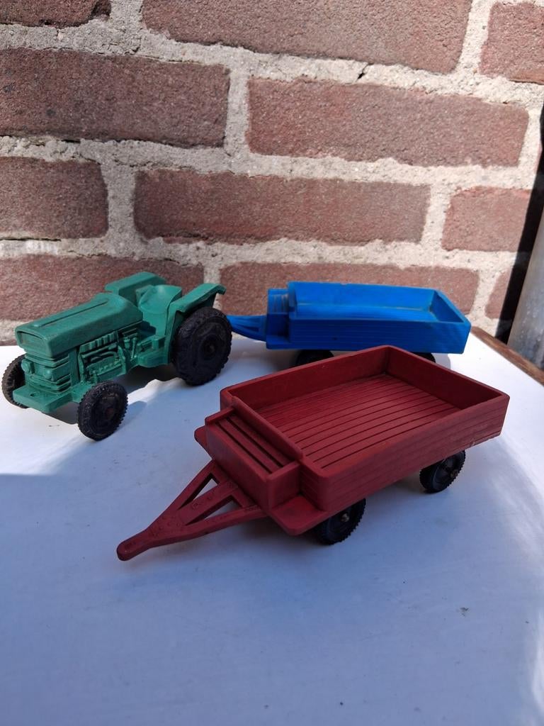Vinylline  vinyl line  2 aanhangwagens en tracktor, Hobby en Vrije tijd, Ophalen of Verzenden, Nieuw, Tractor of Landbouw