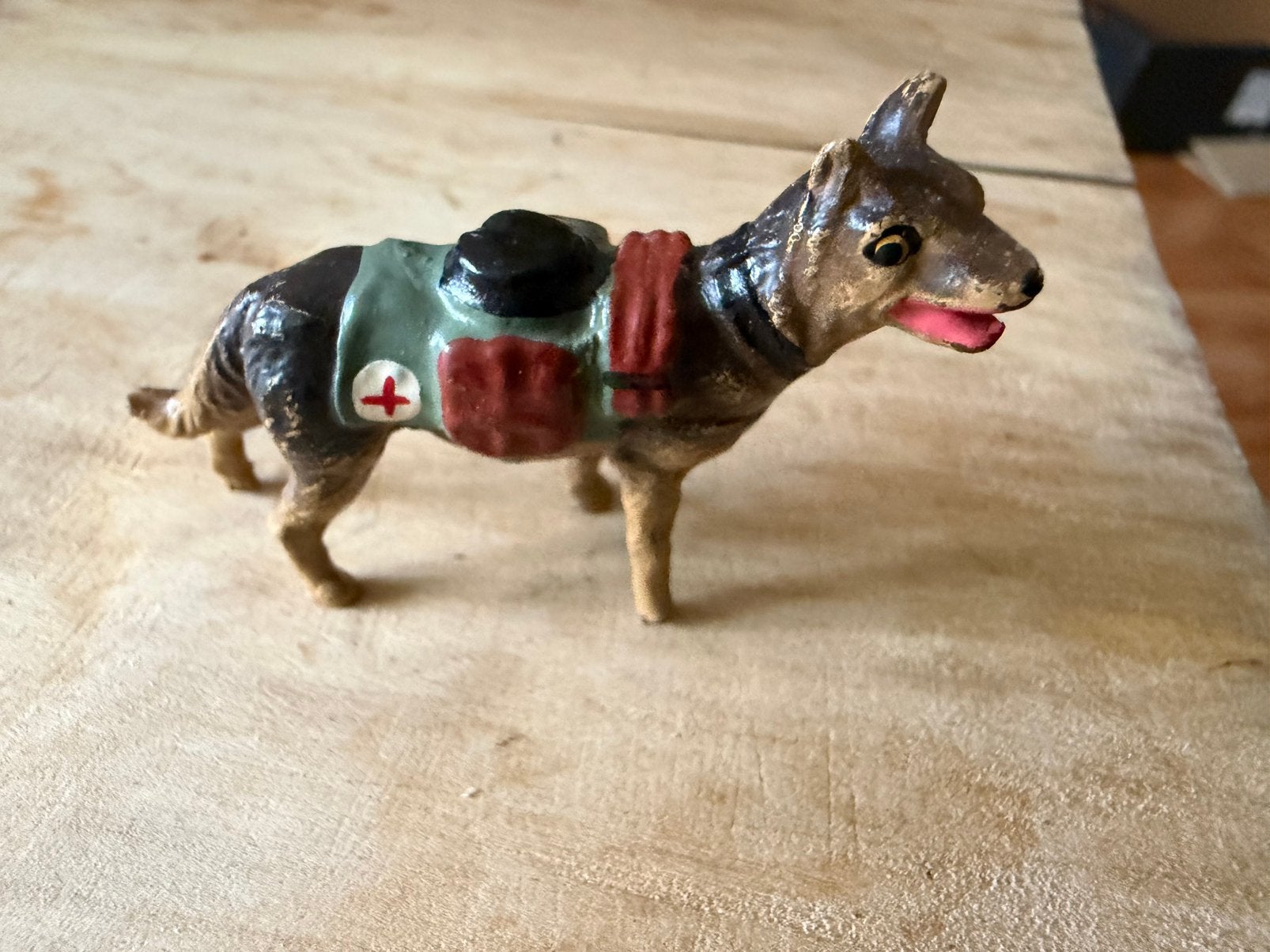Elastolin sanitater hond (2), Antiek en Kunst, Ophalen of Verzenden