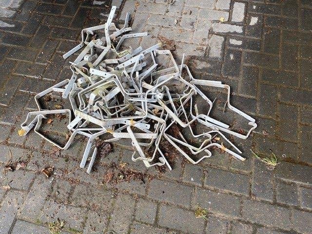 Bakgootbeugels 180mm poedercoat, Ophalen, Zo goed als nieuw, 100 tot 250 mm