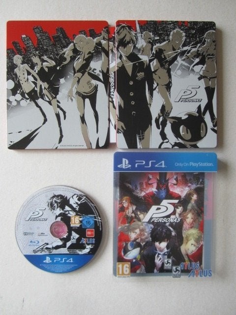 Persona 5 steelbook Playstation 4 PS4, 1 speler, Ophalen of Verzenden, Zo goed als nieuw, Role Playing Game (Rpg)