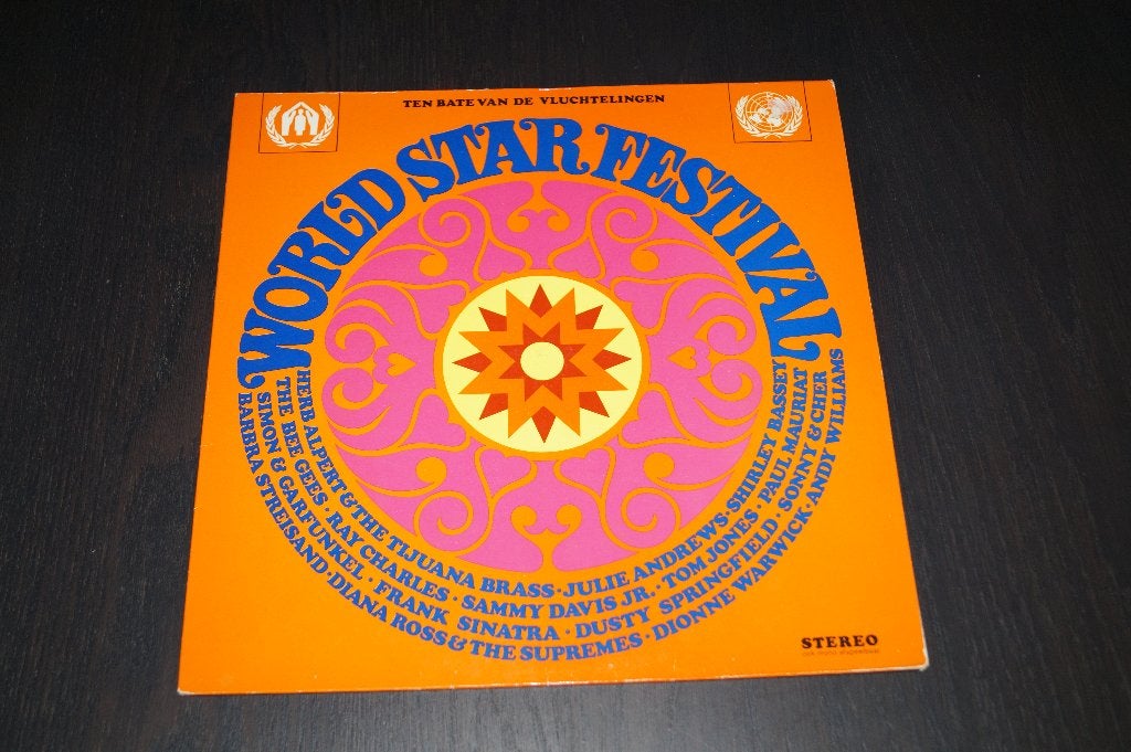 LP World Star Festival - 16 hits tbv de vluchtelingen, Ophalen, LP, Pop, Zo goed als nieuw