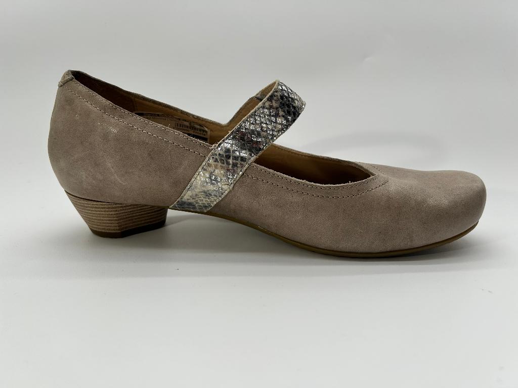 Verhulst, maat 42 h beige schoenen met klittenbandsluiting, Schoenen met lage hakken, Verzenden, Beige, Verhulst