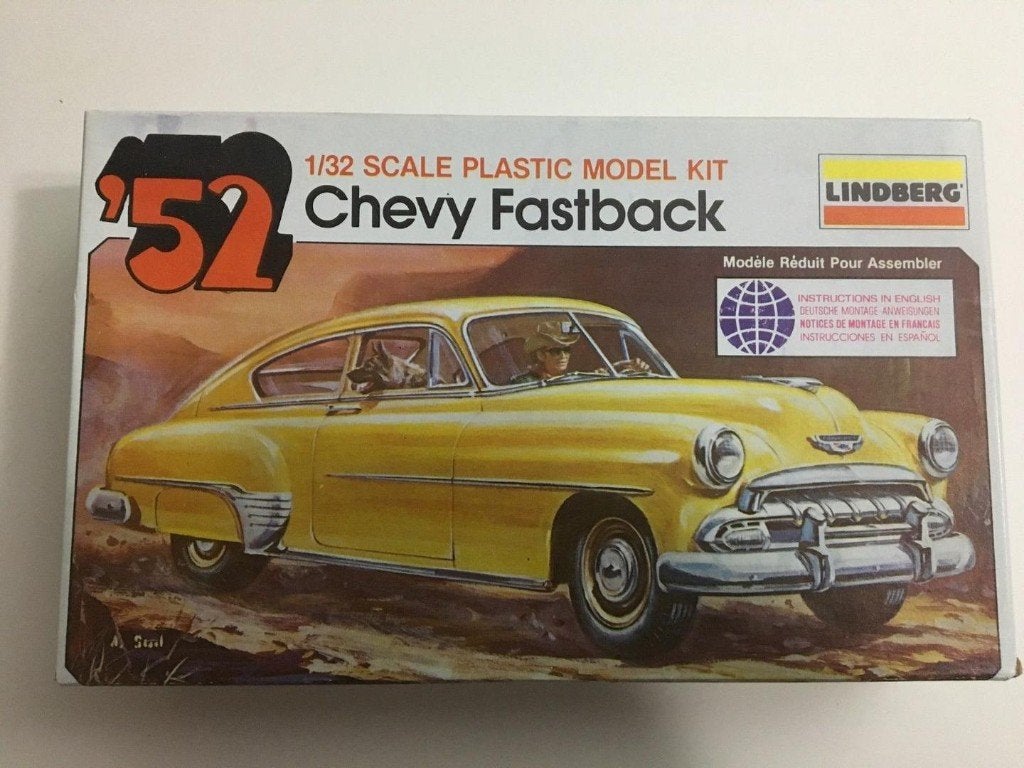 1/32 Lindbergh  Chevy Fastback oude bouwdoos, Overige merken, Auto, 1:32 tot 1:50, Nieuw