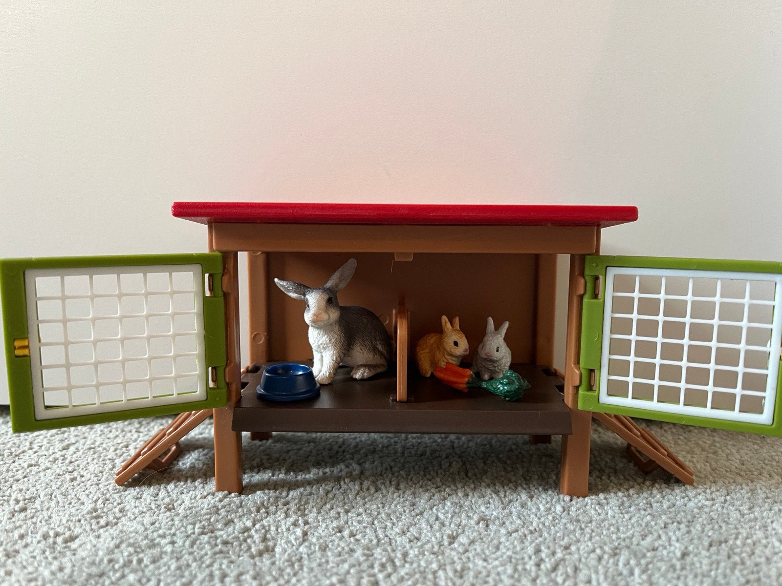 Schleich Farm World konijnenhok 42420, Ophalen of Verzenden, Zo goed als nieuw, Jongen of Meisje