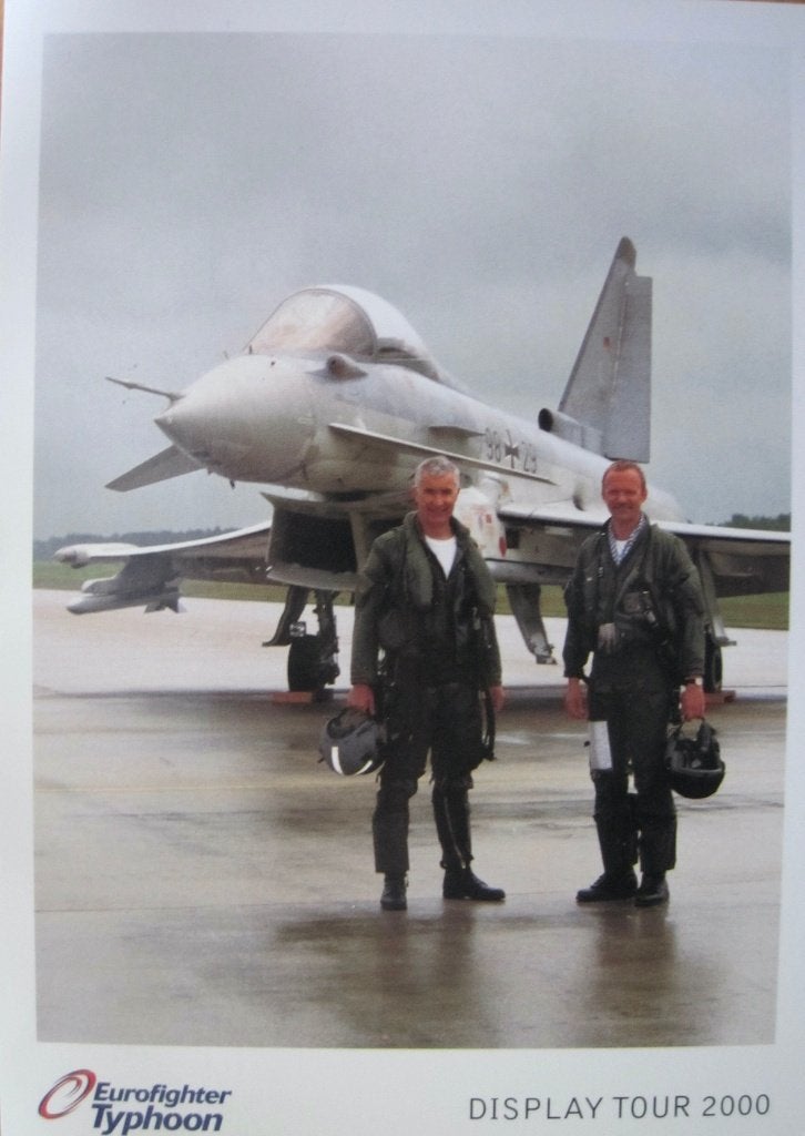 Eurofighter Typhoon met testpiloten - nieuw, Verzenden, 1980 tot heden, Ongelopen, Overige thema's