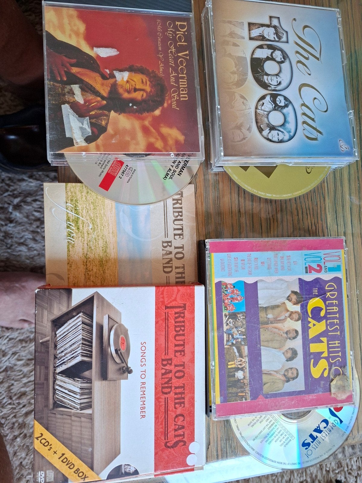 Diverse CD's: The Cats, Piet Veerman - Pop & Rock Collectie, Gebruikt, Pop, Inclusief doosje, Ophalen of Verzenden