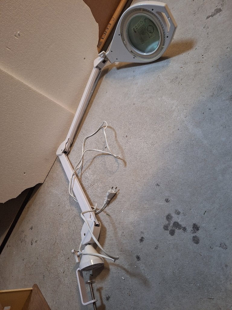 Tafel loep, Ophalen, Zo goed als nieuw, Loeplamp