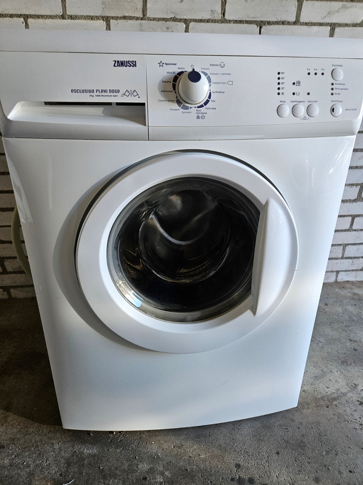 Zanussi Wasmachine, 6 tot 8 kg, Gebruikt, 1600 toeren of meer, Voorlader