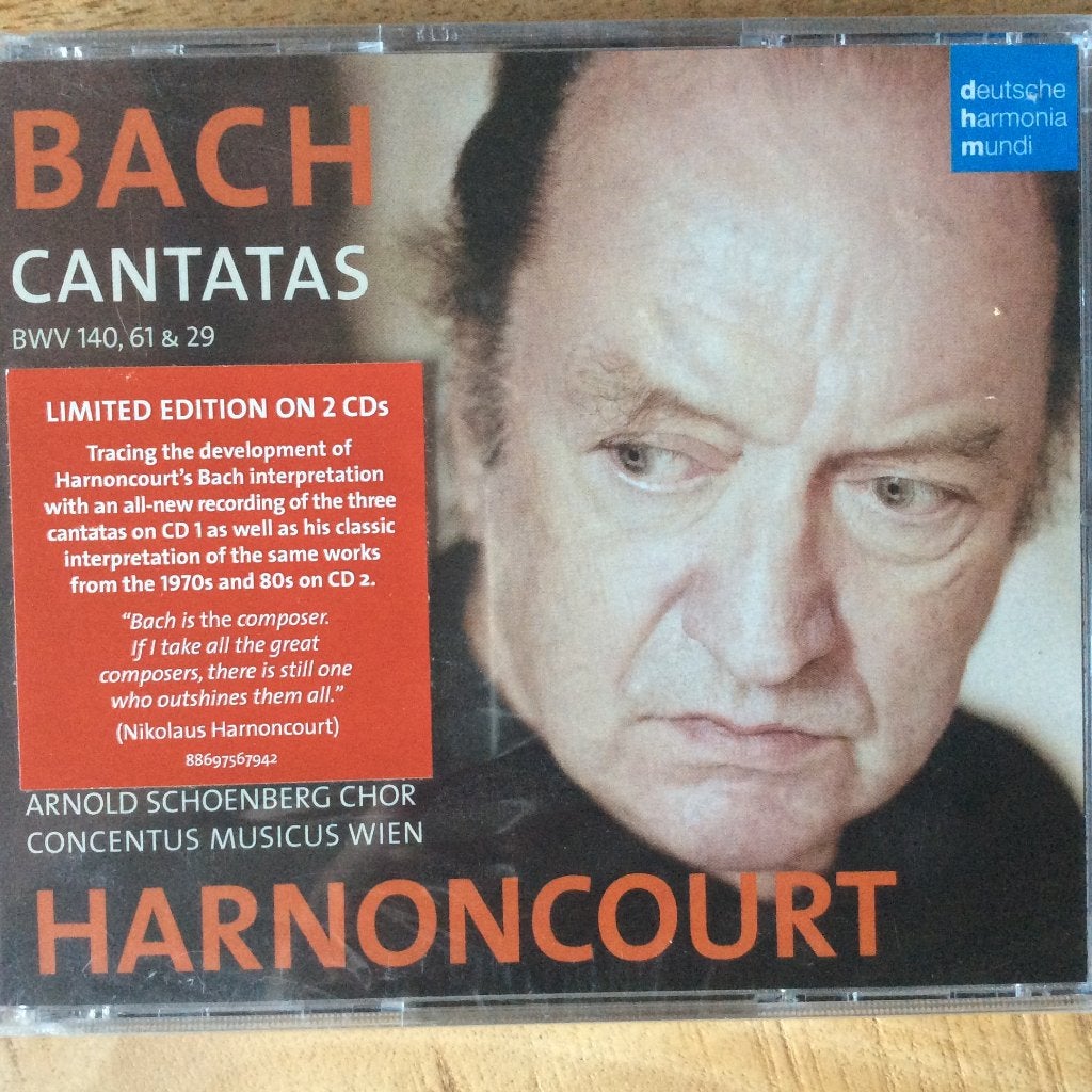 2 cd in seal. JS Bach cantates , Harnoncourt., Boxset, Ophalen of Verzenden, Nieuw in verpakking, Barok