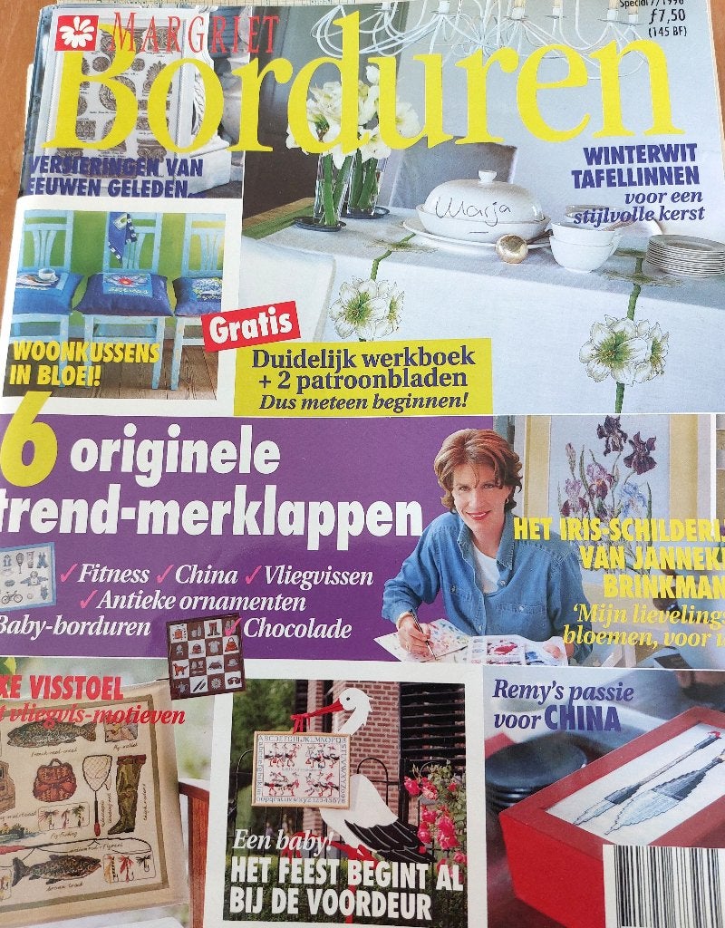 Margriet Borduren Special 7 (1998), Ophalen of Verzenden, Zo goed als nieuw, Handborduren, Patroon