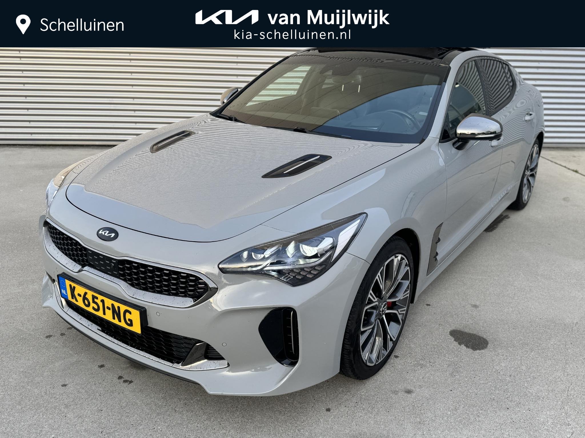 Kia Stinger 3.3 V6 T-GDI AWD GT 52450 km ! | Keurige auto !, Auto's, Gebruikt, Euro 6, 1000 kg, 6 cilinders