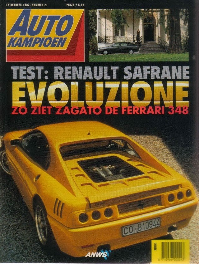 Autokampioen 21 1992 : Range Rover Vogue - Ferrari 348 TB, Ophalen of Verzenden, Gelezen, Algemeen