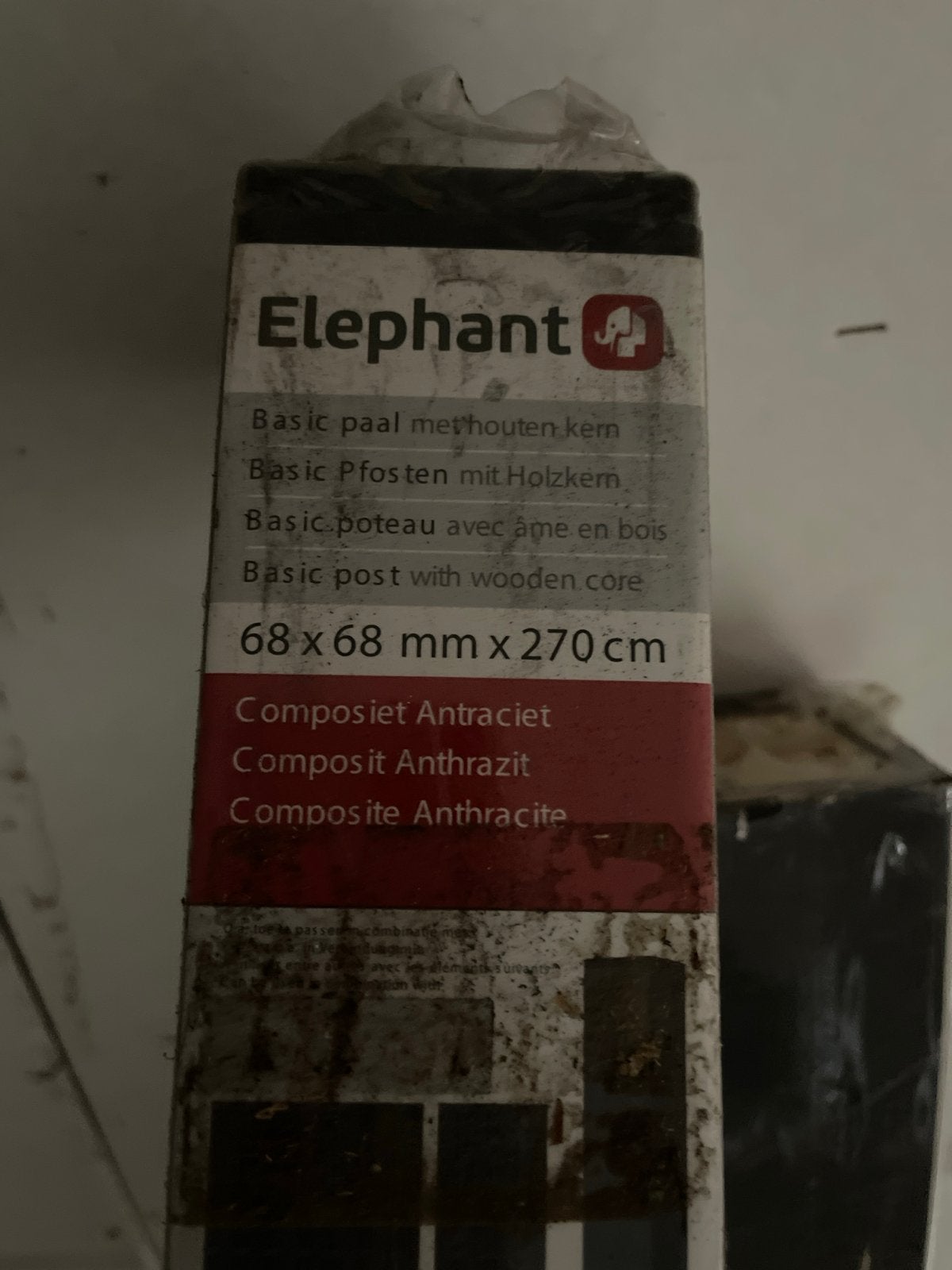 Twee Elephant composiet palen, 180cm en 270cm, antraciet, Ophalen, Nieuw, 50 mm of meer, Balk