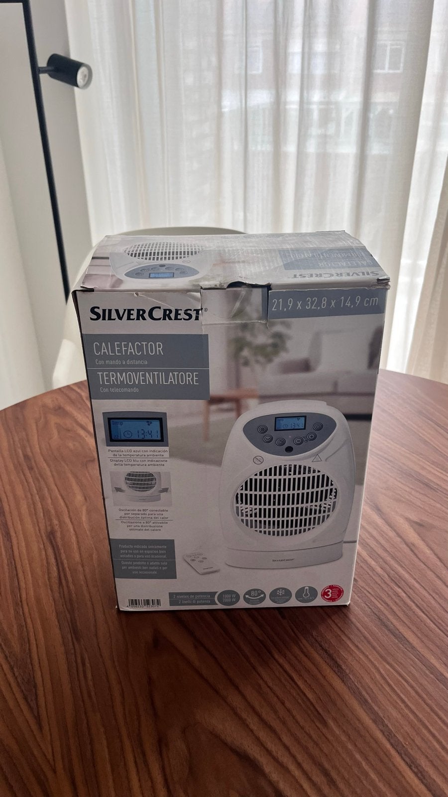 SilverCrest Calefactor Termoventilatore met afstandsbedienin, Ophalen, Ventilator met afstandsbediening, Nieuw, Overige