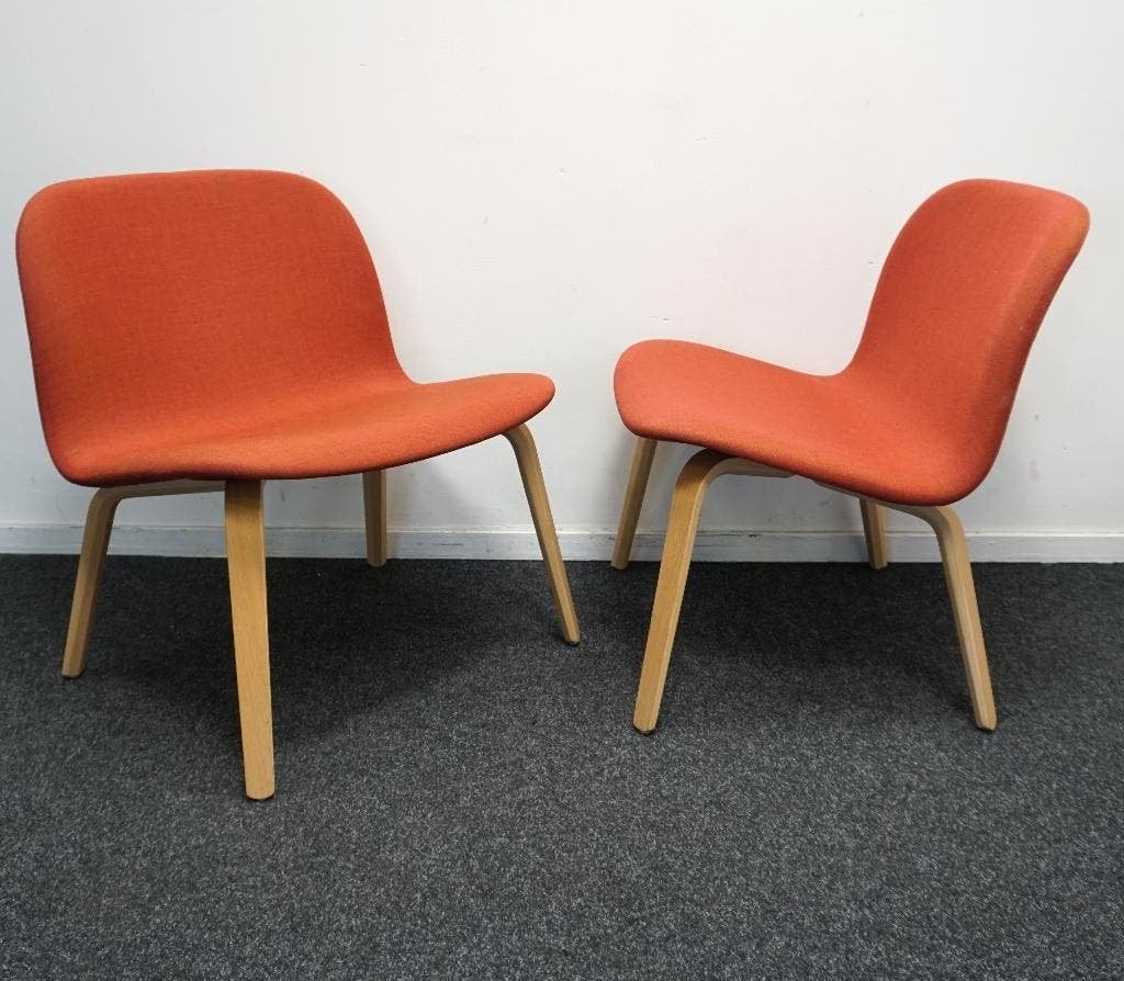Muuto Visu Design Fauteuil | Lounge stoelen | Oranje/Rood