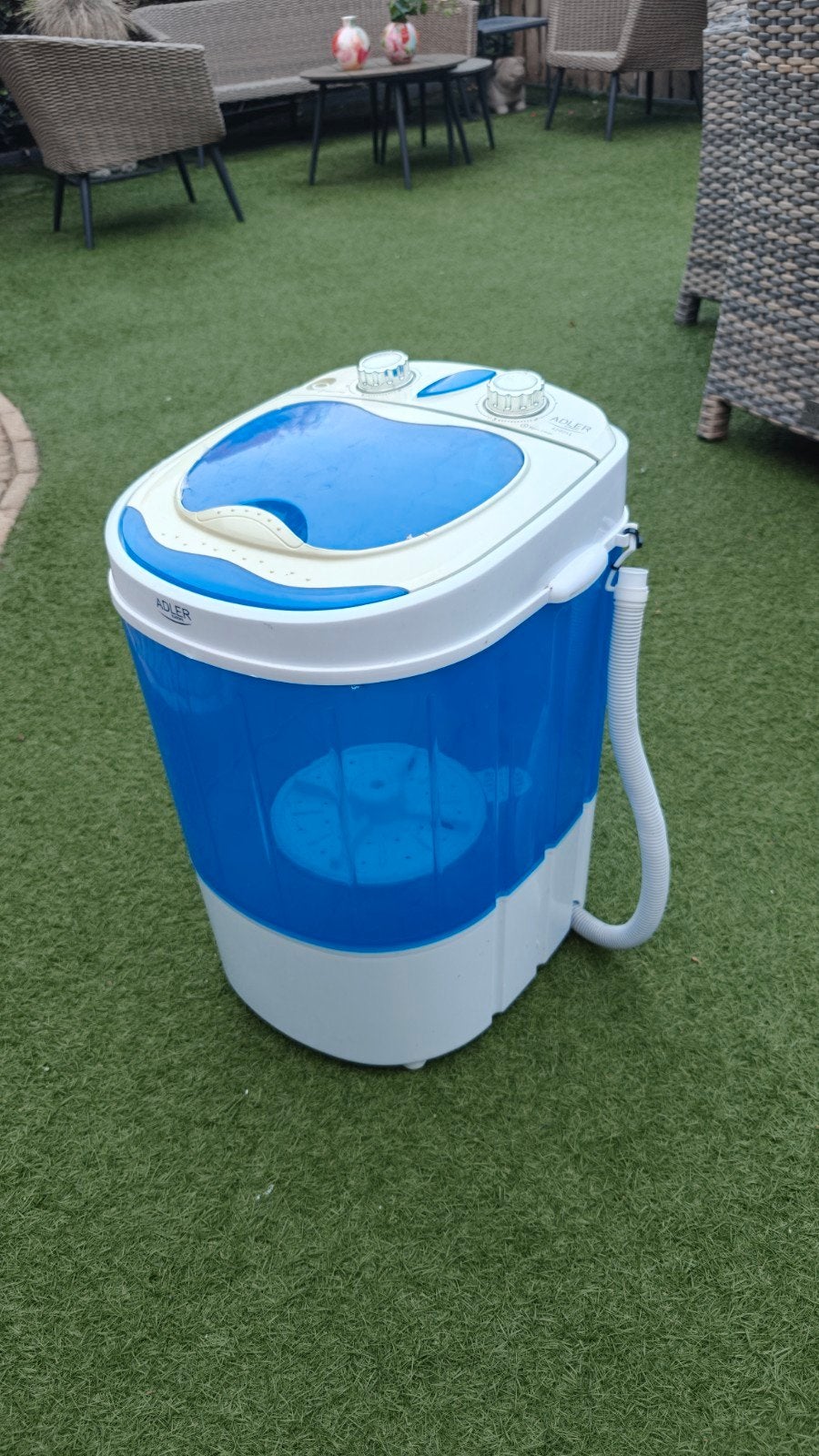Adler Camping Wasmachine - Compact & Werkend, Witgoed en Apparatuur, Wasmachines, Minder dan 4 kg, Ophalen of Verzenden, Gebruikt