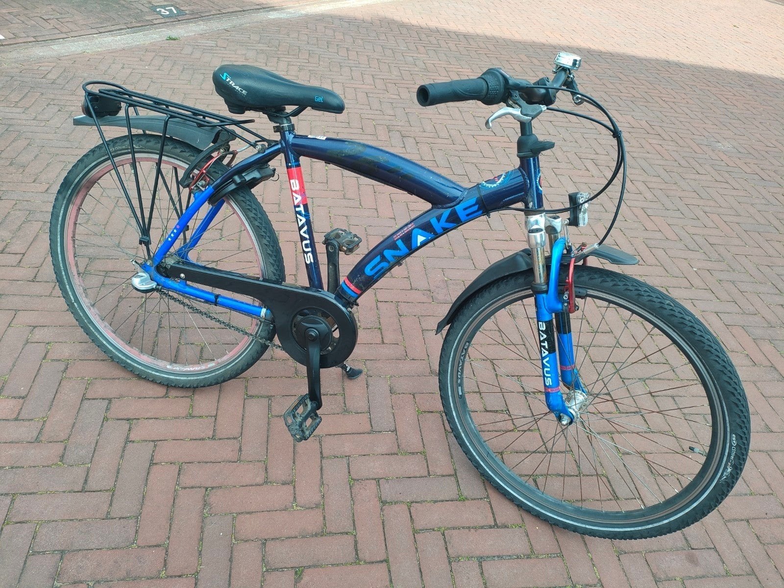 Batavus snake fiets 26 inch met 3 speed, Terugtraprem, Versnellingen, Ophalen, 26 inch of meer