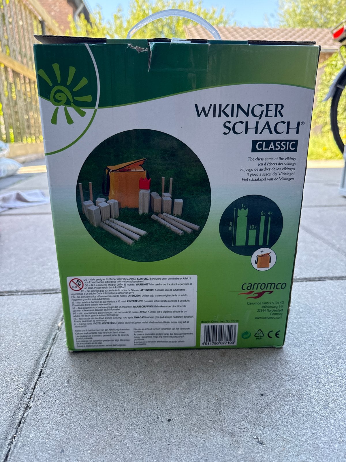Wikinger Schach Classic - Het schaakspel van de Vikingen, Vijf spelers of meer, Ophalen of Verzenden, Zo goed als nieuw, Reisspel