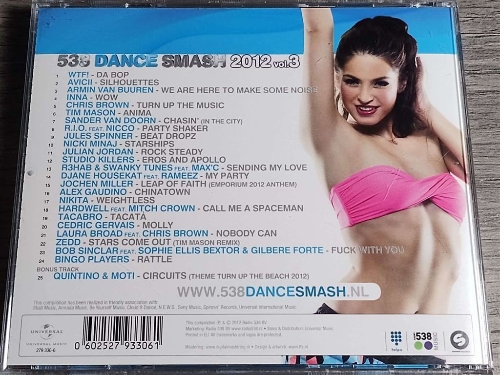 538 Dance Smash 2012 Volume 3, Ophalen of Verzenden, Zo goed als nieuw, Disco