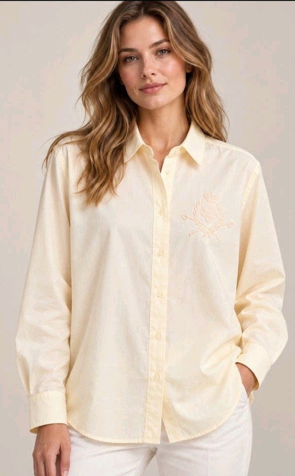 SCAPA Lichtgele Blouse – Maat 36 - Topstaat, Geel, Ophalen of Verzenden, Zo goed als nieuw, Maat 36 (S)