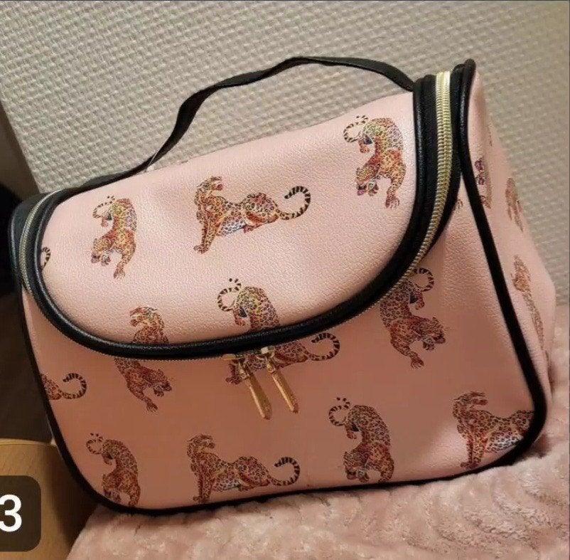 Toilettas, Ophalen, Zo goed als nieuw, Roze, Schoudertasje