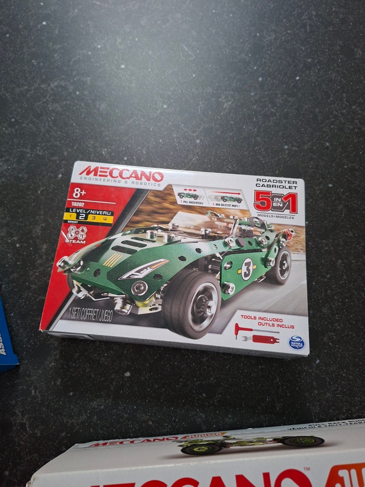 Meccano Engineering & Robotics Roadster Cabriolet 5-in-1, Ophalen, Nieuw, Bouwen