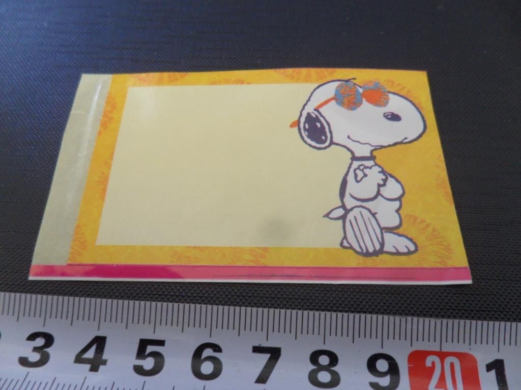 sticker etiket SNOOPY, Verzamelen, Stickers, Zo goed als nieuw, Ophalen