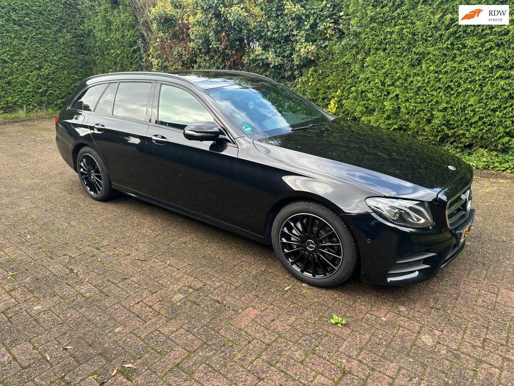 Mercedes-Benz E-klasse Estate 220 d Premium Plus bj 2018, Auto's, Achterwielaandrijving, Gebruikt, Start-stop-systeem, Zwart