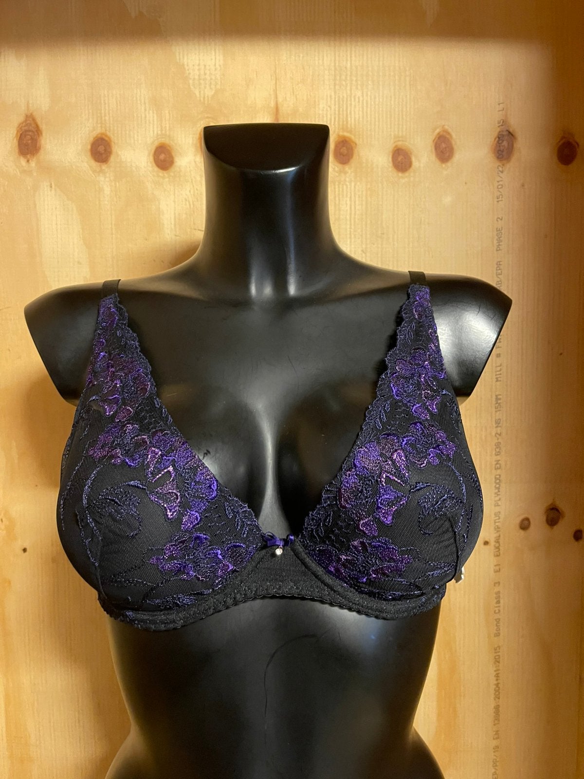 Aubade push up bh 85c en 70d model daro lbn82-6, Verzenden, Zwart, BH