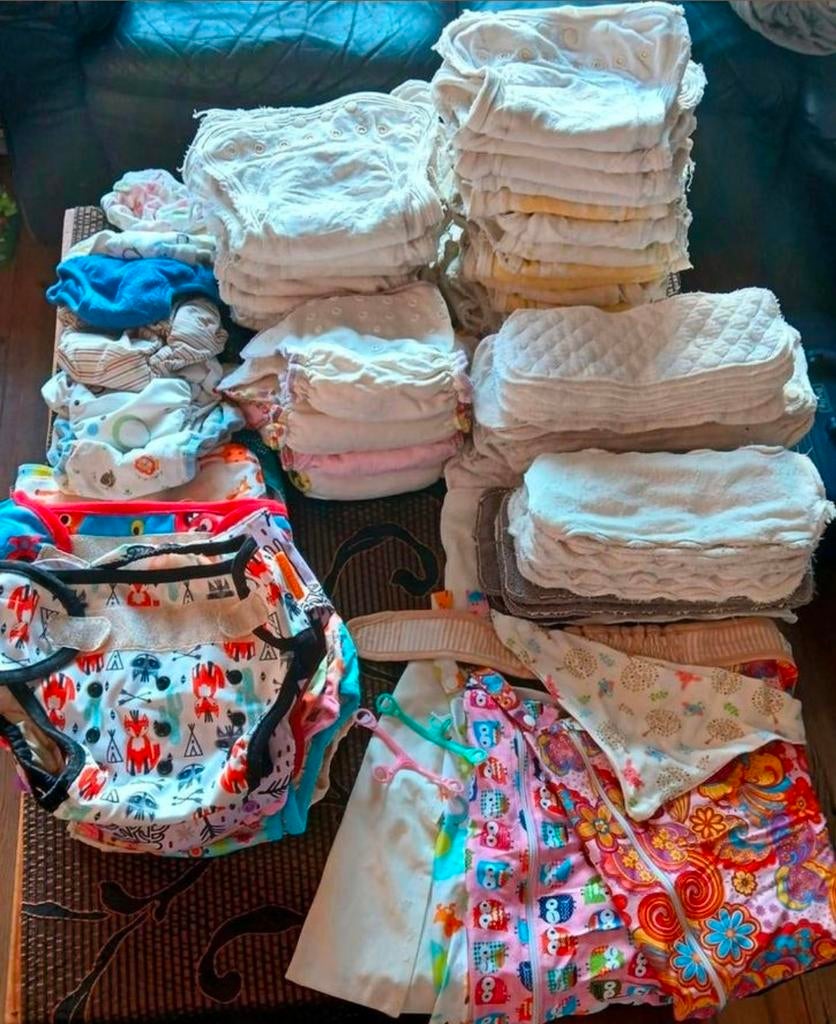 Wasbare luiers met leuke printjes GROOT PAKKET, Ophalen of Verzenden, Jongetje of Meisje