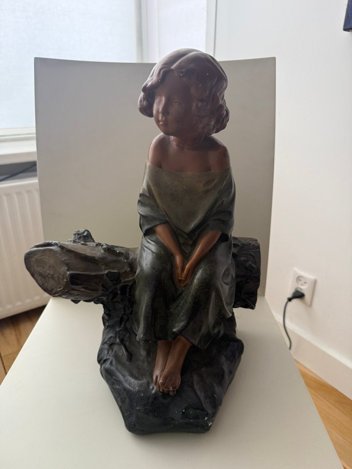 Gipsen beeldje, Antiek en Kunst, Ophalen, Art deco, Gips, Beeld